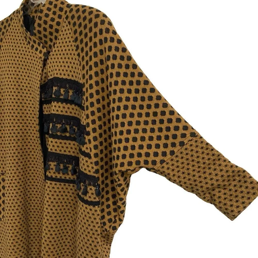 Vintage EYRE Walker Boho tassel sweater bodysuit‎ set Size M* long sleeve READ